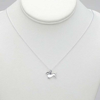 Dachshund Delight Sølv Halskæde – Charmerende Smykke til Hundelskere Jewelry Tech Butik