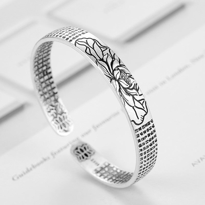 Serenity Lotus Sølvarmbånd – Elegant Smykke der Inspirerer Indre Fred Jewelry Tech Butik