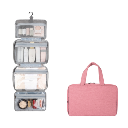 Toiletartikler Organizer – Praktisk, Foldbar og Overskuelig til Rejse & Hverdag Cosmetic & Toiletry Bags Tech Butik Rosa