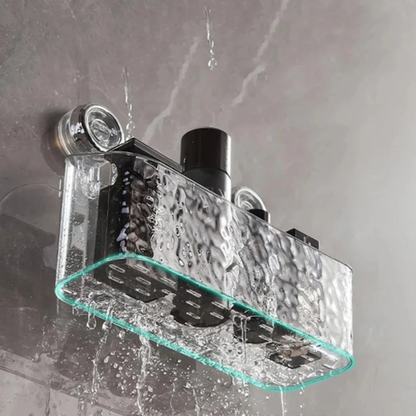 Badeværelseshylde med Sugekop – Nem Opbevaring uden Boring Bath Organizers Tech Butik