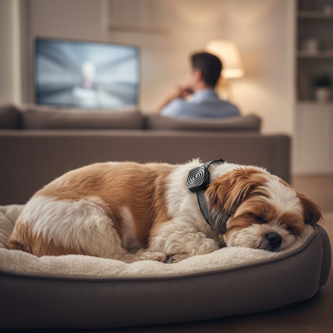 Træningshundehalsbånd – Effektiv og Komfortabel Gø-kontrol til Små Hunde Collar Tech Butik