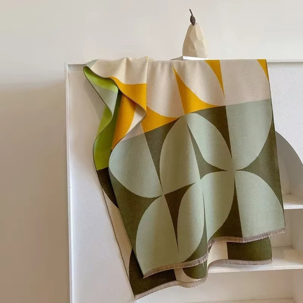 Elegant Dames Vendbar Tørklæde – Alsidig Modeaccessory til Enhver Outfit Poncho & Shawls Tech Butik