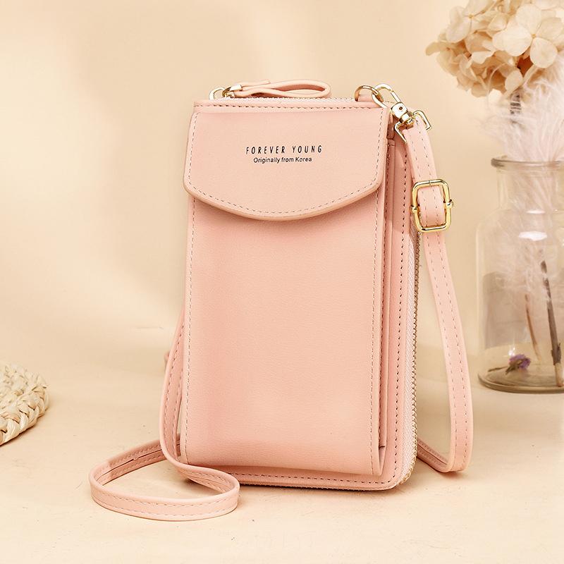 Damepung Med Skulderrem Taske – Moderigtig crossbody med smart opbevaring Bags, Pouches & Wallets Tech Butik Pink