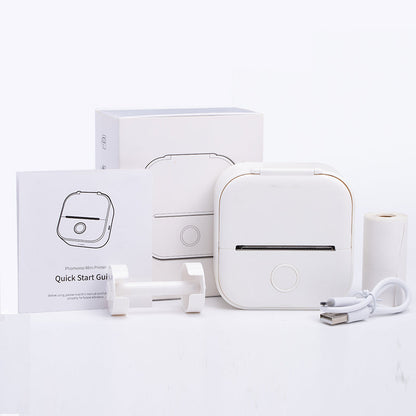 Mini Lommeprinter – Kompakt Trådløs Fotoprinter & Dokumentprinter Electronics & Gadgets Tech Butik Hvid Mini