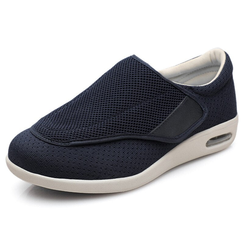 Bred Ortopædisk Sko til Diabetikere – Komfort og Støtte til Følsomme Fødder Shoes Tech Butik Blå 36