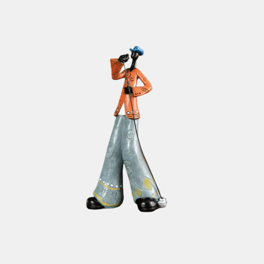 Resin Musikskulptur – Vintage Jazz Band Statue til Hjem & Kontor Sculptures & Figurines Tech Butik Quincy