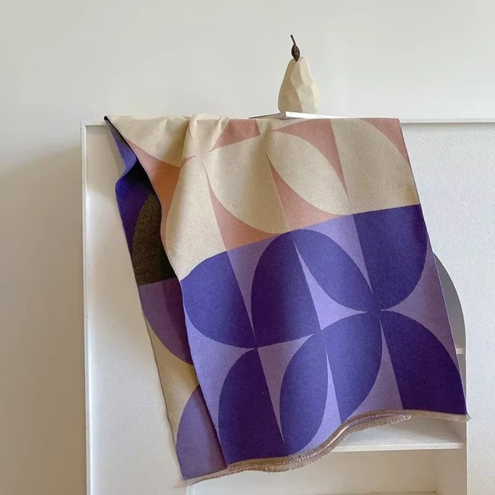 Elegant Dames Vendbar Tørklæde – Alsidig Modeaccessory til Enhver Outfit Poncho & Shawls Tech Butik