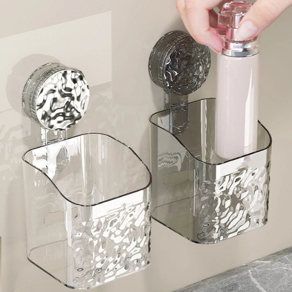 Badeværelseshylde med Sugekop – Nem Opbevaring uden Boring Bath Organizers Tech Butik