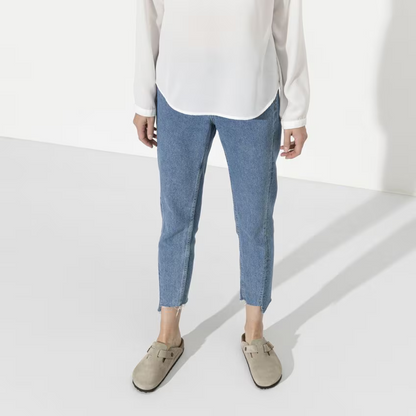 Anatomiske Komforttræsko i Ruskind – Premium Læder med Ergonomisk Støtte Women Sandals & Slippers Tech Butik