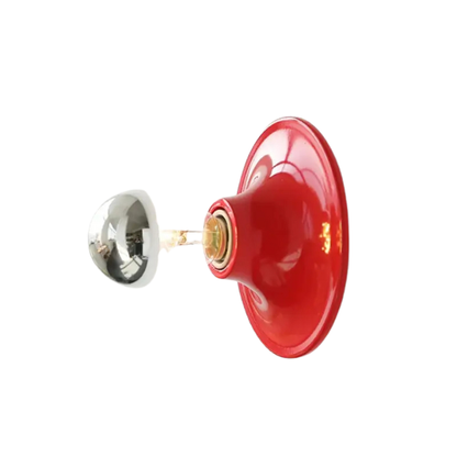 Revival Væglampe – Retro Design, Farverig Stil og Stemningsfuldt Lys Wall Light Fixtures Tech Butik Rød D15-H13cm Varm Hvid (2700-3500K)
