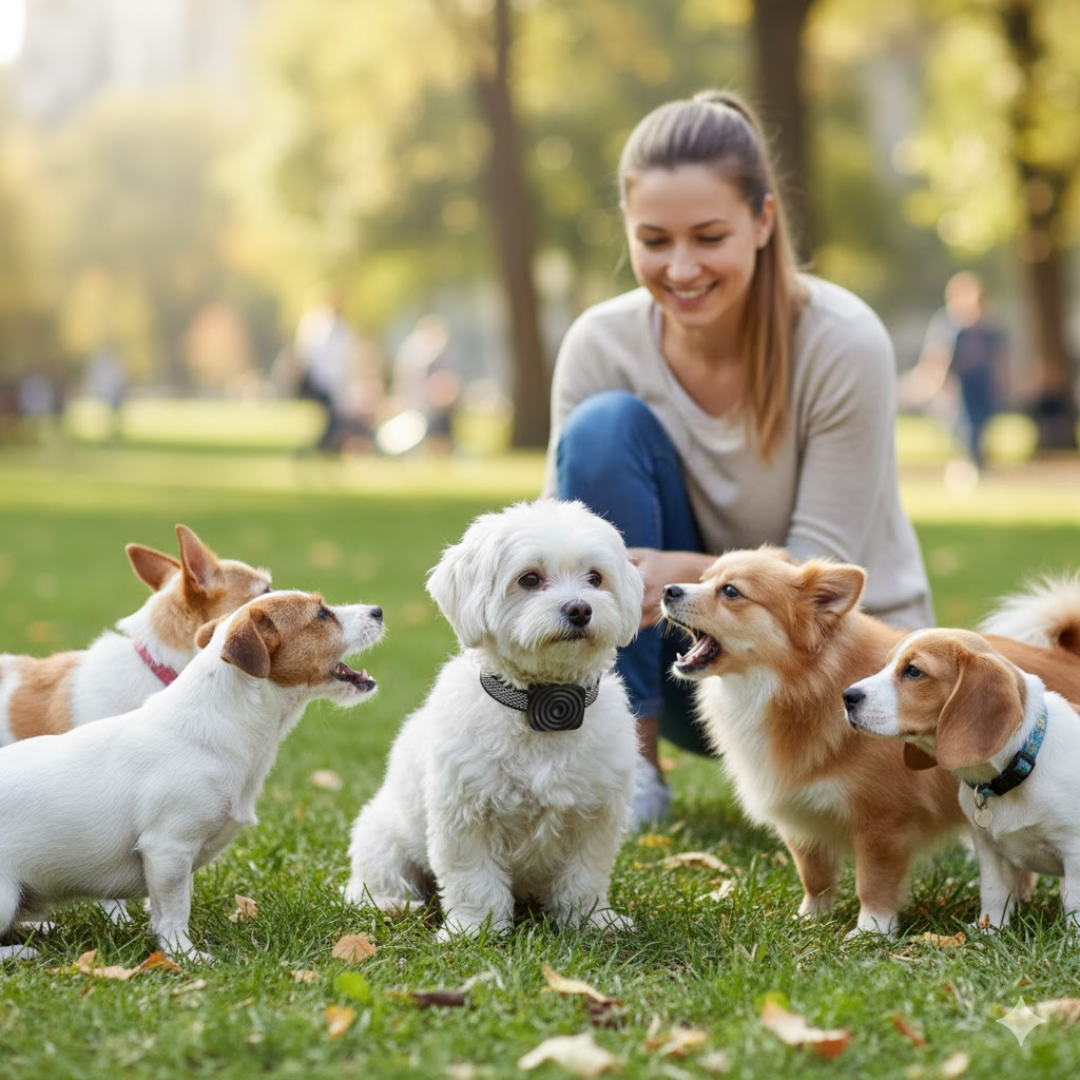 Træningshundehalsbånd – Effektiv og Komfortabel Gø-kontrol til Små Hunde Collar Tech Butik