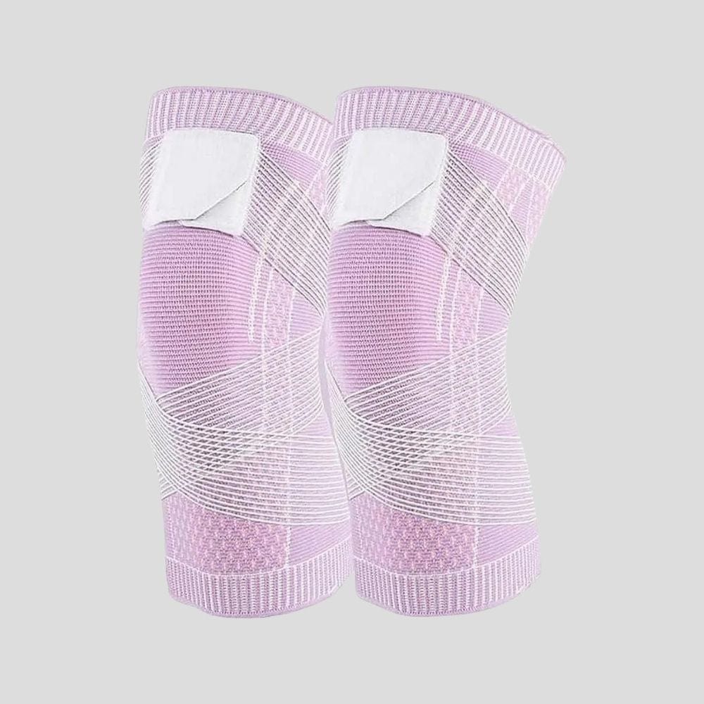 Justerbar Knækompressionsærme – Støttebandage med Sikker Rem Health & Beauty Tech Butik Lyserød S