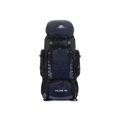 ExpeditionPro 90L Tactical Rygsæk Robust Stor Kapacitet Udendørs Rygsæk til Eventyrere Vandretursrygsække Tech Butik Mørkeblå