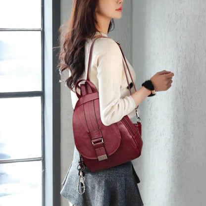 Elegant Rygsæk i Kunstlæder til Kvinder – Stilfuld & Funktionel Bags Tech Butik