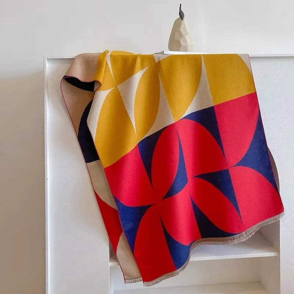 Elegant Dames Vendbar Tørklæde – Alsidig Modeaccessory til Enhver Outfit Poncho & Shawls Tech Butik