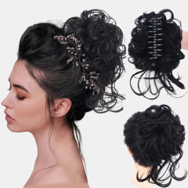 Elegant Hårspænde – Stilfuldt, Praktisk og Komfortabelt Hele Dagen Chique Haarclip - Elegant & Praktisch Tech Butik Naturligt sort