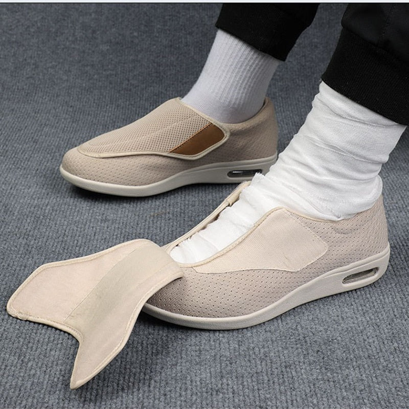 Bred Ortopædisk Sko til Diabetikere – Komfort og Støtte til Følsomme Fødder Shoes Tech Butik