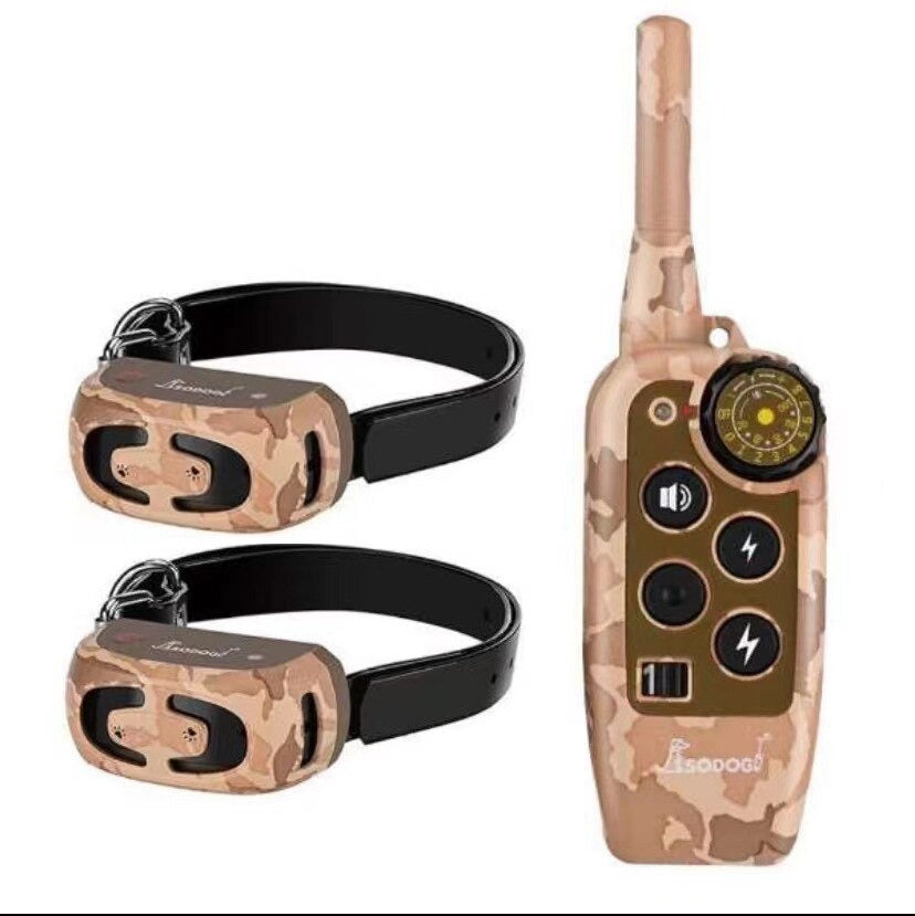 Fjernstyret Træningshalsbånd til Hund – Justerbare Signaler til Kontrolleret Træning Collier De Dressage Chien Tech Butik A - 2 krave