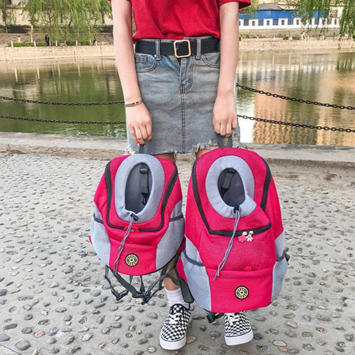 Ergonomisk Hunderygsæk – Komfortabel og Ventileret Bærer til Kæledyr Pet Carriers & Crates Tech Butik