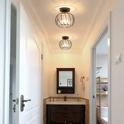 Stilfuld Globulær Glas Pendellampe - Minimal Elegance til Moderne Hjem Ceiling Light Tech Butik