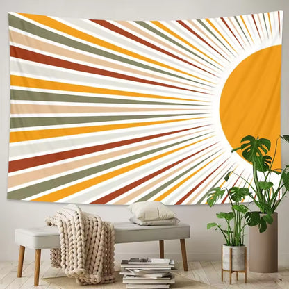 Cover Me With Sunshine væg Gobeliner – Boheme Design med Varme Nuancer Tech Butik 230 x 150 cm