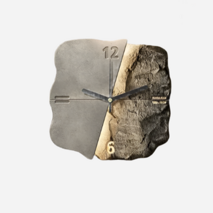 Abstrakt kunstnerisk vægur med 3D-reliefdesign Ure Tech Butik A 30X30CM