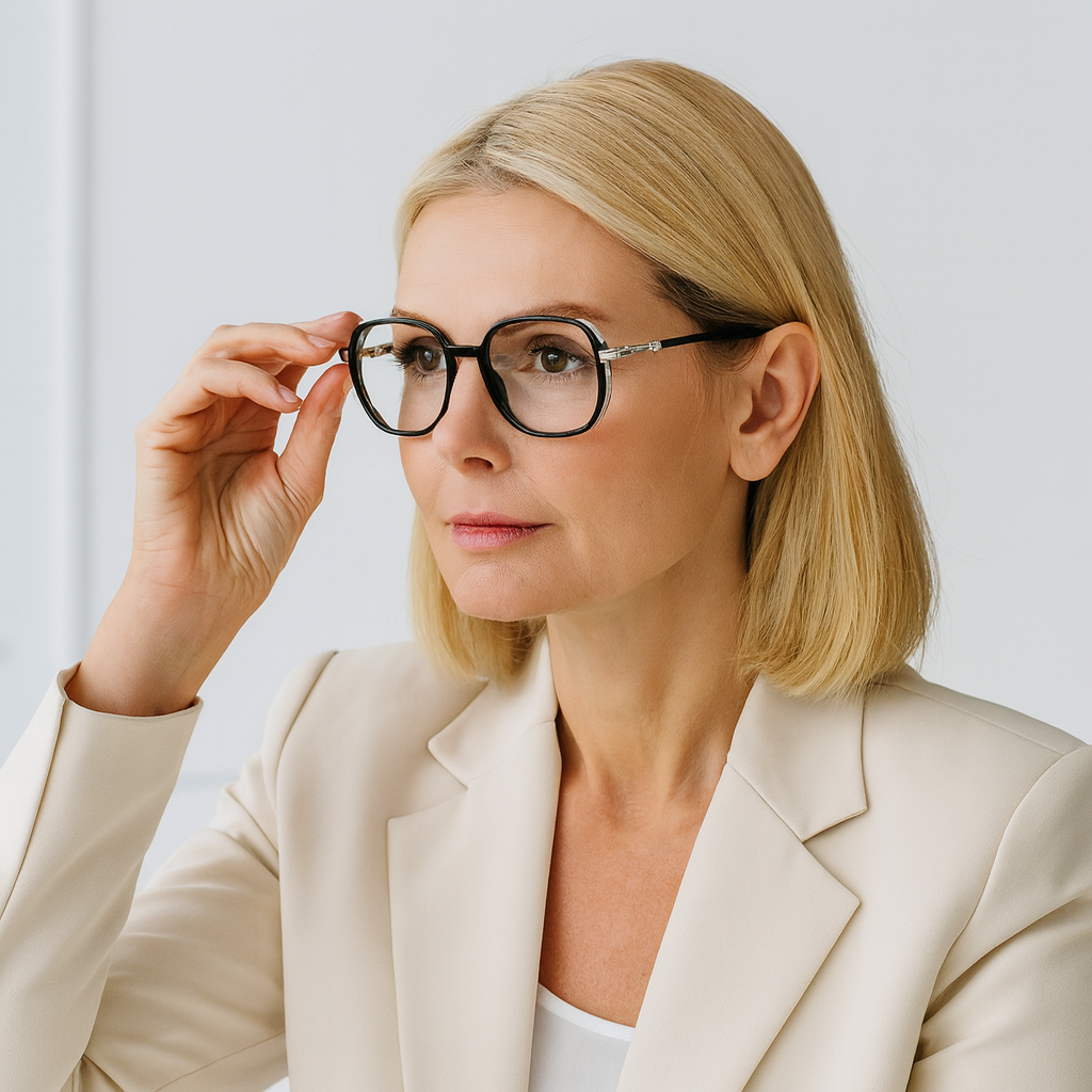 Damebriller – Trendy Stel til Selvsikre Looks Eyeglasses Tech Butik