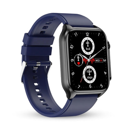 Alt-i-en Vandtæt Sundheds-Smartwatch – 24/7 Vitalovervågning & Smarte Notifikationer Tech Butik Dyb blå
