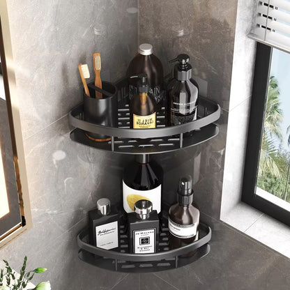 Stilfuld Buet Brusekurv – Pladsbesparende Badeværelsesorganizer med Moderne Design Bath Organizers Tech Butik