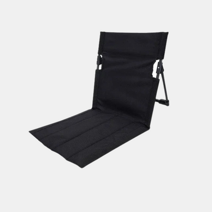 Aluminiums Campingstol Ultralet Sammenklappelig & Polstret for Udendørs Komfort Campingstole Tech Butik Sort