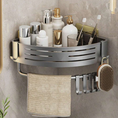 Aluminium Hjørne Badeværelsesstander – Holdbar og Pladsbesparende Organizer til Dine Badeværelsesartikler Bath Organizers Tech Butik