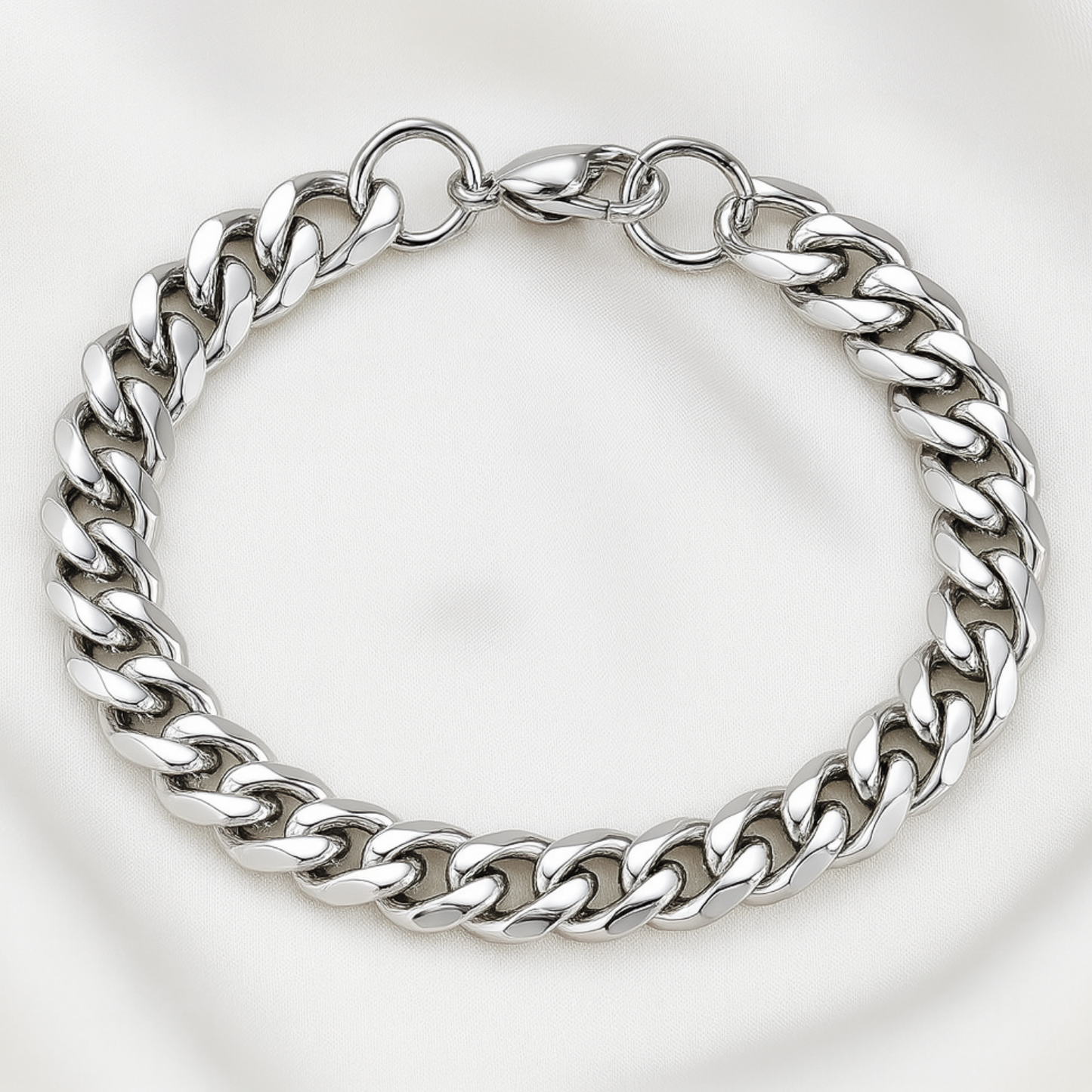 Serene Kædearmbånd – Hvor Enkelheden Stråler Jewelry Bracelet Chain Tech Butik Sølv 18 cm
