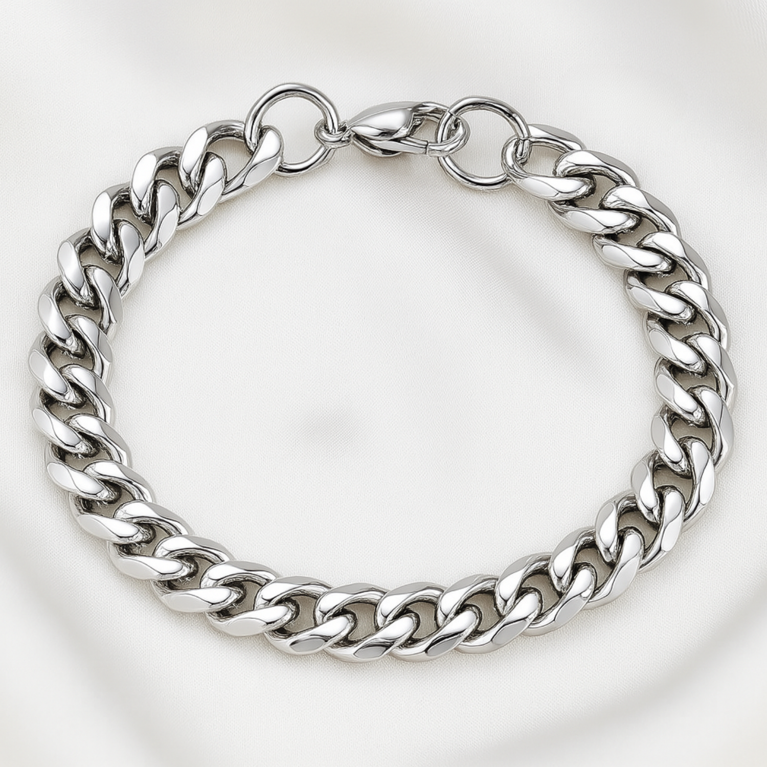 Serene Kædearmbånd – Hvor Enkelheden Stråler Jewelry Bracelet Chain Tech Butik Sølv 18 cm
