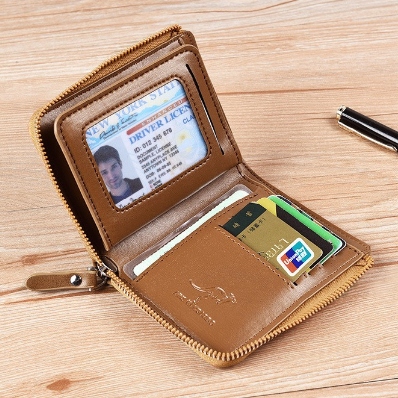 Herre Anti-tyveri Læderpung – Stilfuld & Sikker Herrepunge Tech Butik