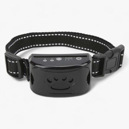 Hundehalsbånd mod Gøen – Human Træning med Lyd og Vibration Bark Control Halsbånd Tech Butik Sort