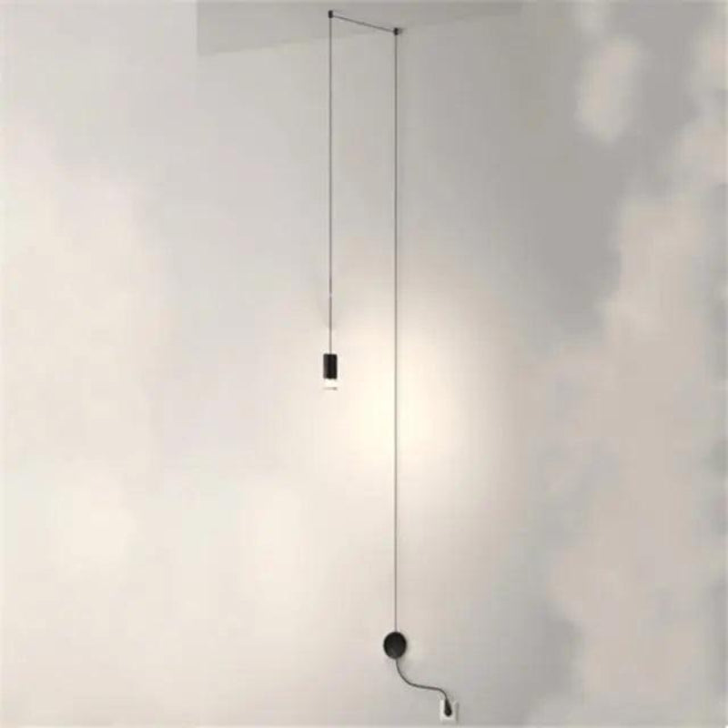 Art DIY Lang Linje Minimalistisk Væglampe LED Hængende Lampe Hængelamper Tech Butik 1 vedhæng (4 m) A
