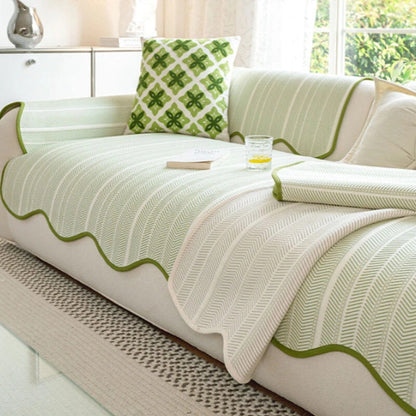 Sofabetræk med Sildebensmønster – Elegant Beskyttelsesovertræk til et Raffineret Hjemmelook Sofa Covers Tech Butik