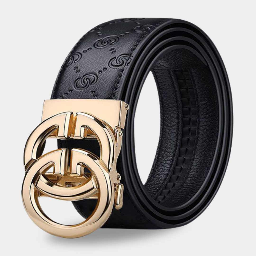 Automatisk Læderbælte – Nemt Stilfuldt og Perfekt Fit Kvinders bælter Tech Butik Chic Guld Metal Sort