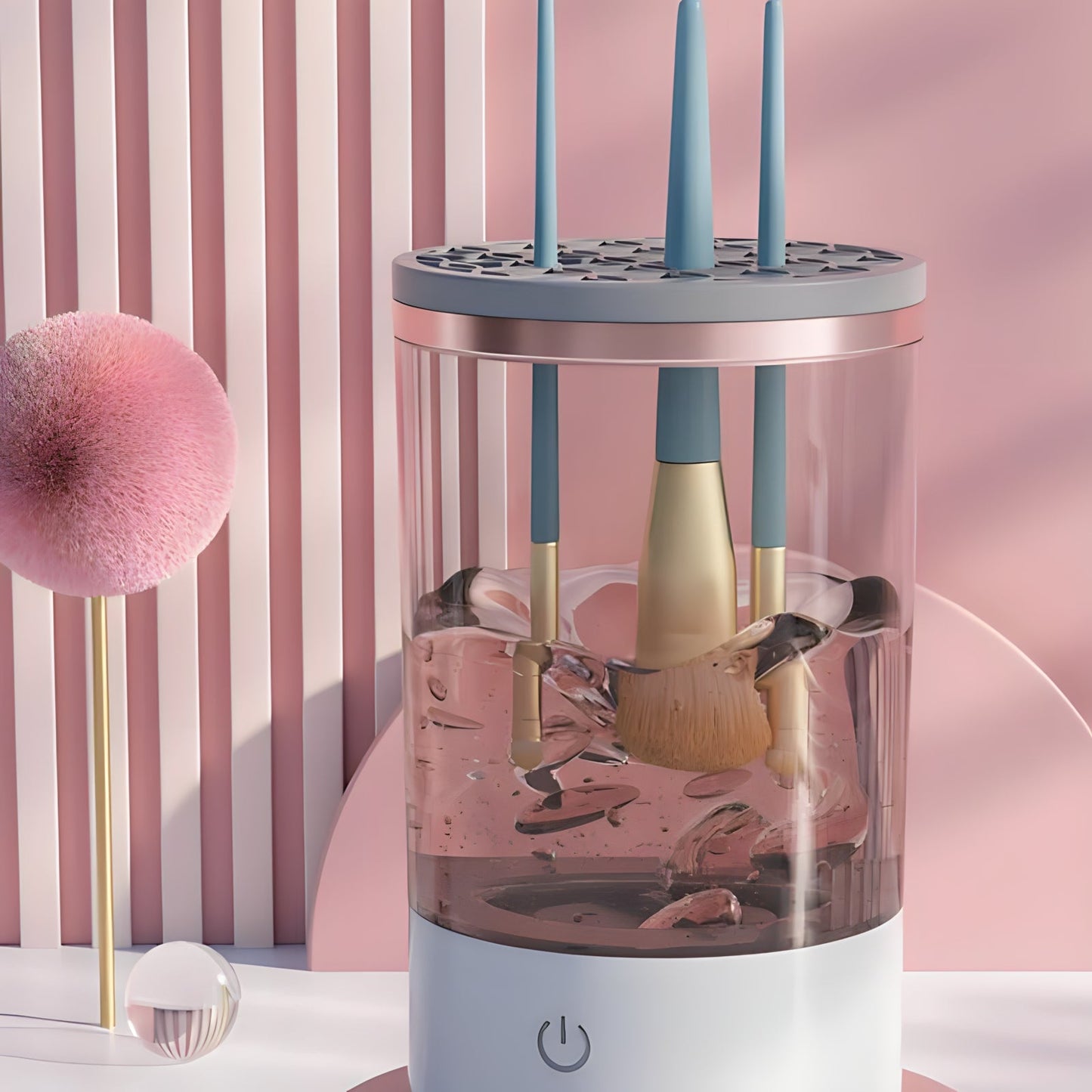 Automatisk Makeup Børste Renser – Dybrens på Sekunder Skønhedsredskaber og tilbehør Tech Butik Default
