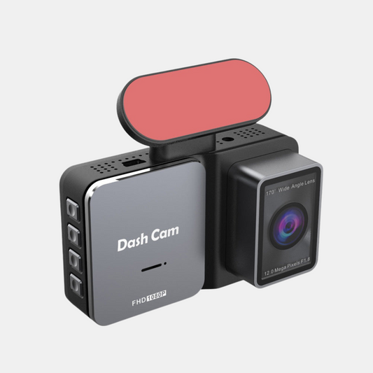 Bærbar Dashcam – Dual-Lens Full HD Bilkamera med Parkeringsmonitor & G-Sensor Dashkameraer Tech Butik Sort