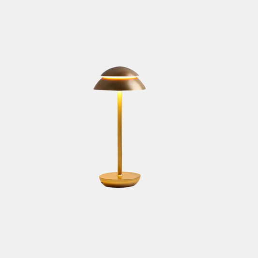 Bærbar Bordlampe Uden Ledning til Indendørs og Udendørs Brug 34cm bordlampe Tech Butik Guld