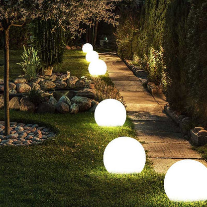 Sfærisk LED Have Lampe med Fjernbetjening Have Tech Butik