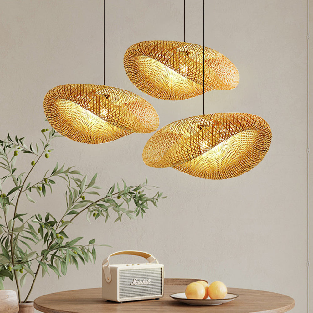 Elegant Bambuspendelampe – Skandinavisk Enkelhed Møder Naturlig Elegance Lamp Tech Butik