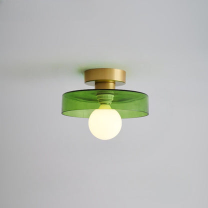 Bauhaus Loftlampe i Elegant Design – LED Belysning til Soveværelse og Stue Belysning Tech Butik Guld/grøn