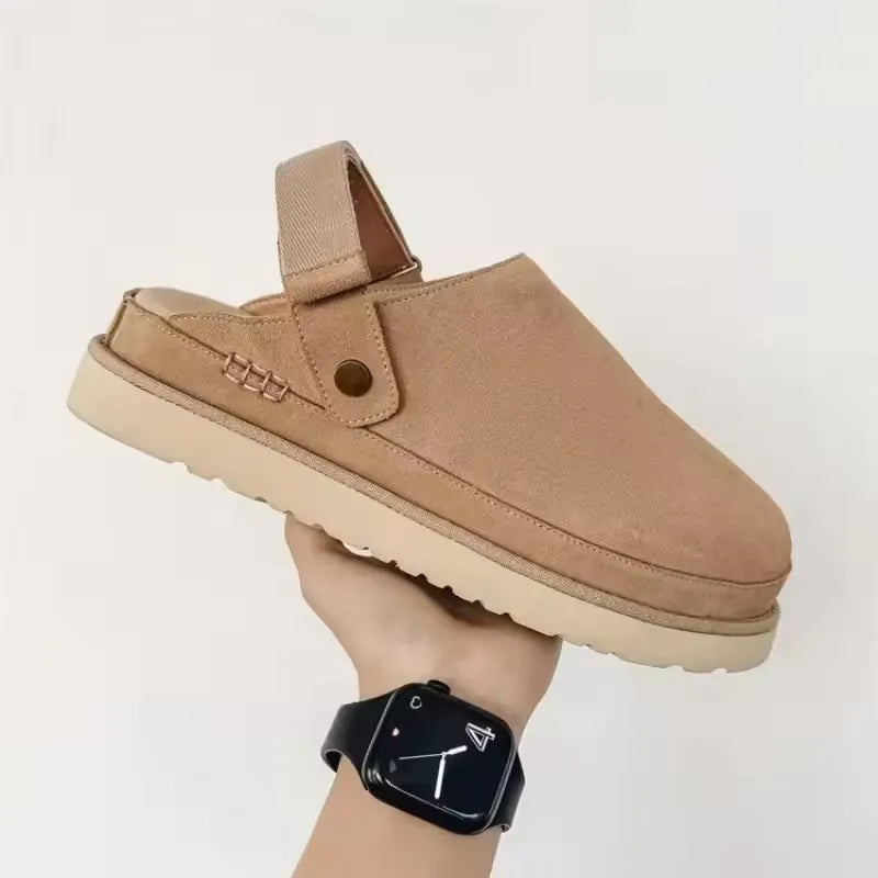Beige Hjemmesko Dame i Blødt Plys – Komfortable Hjemmesko til Vinter Sutsko Tech Butik