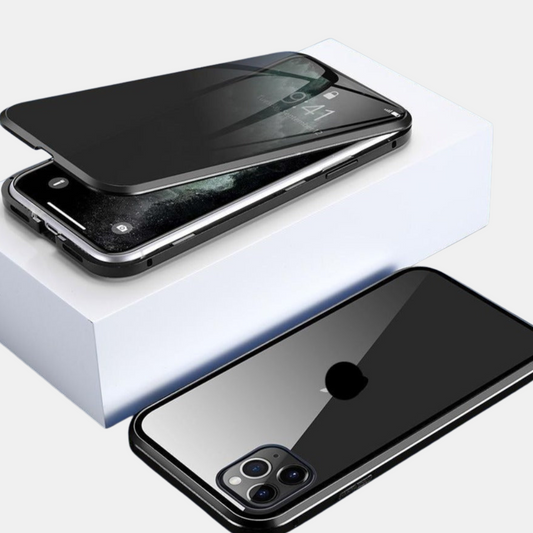 Beskytter iPhone Cover med Indbygget Privacy Filter Mobiltelefoncovers Tech Butik Sort iPhone XS MAX