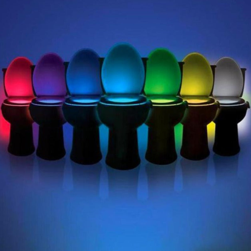 Bevægelsesaktiveret LED-Toiletlampe til Natbrug Stemningsbelysning Tech Butik