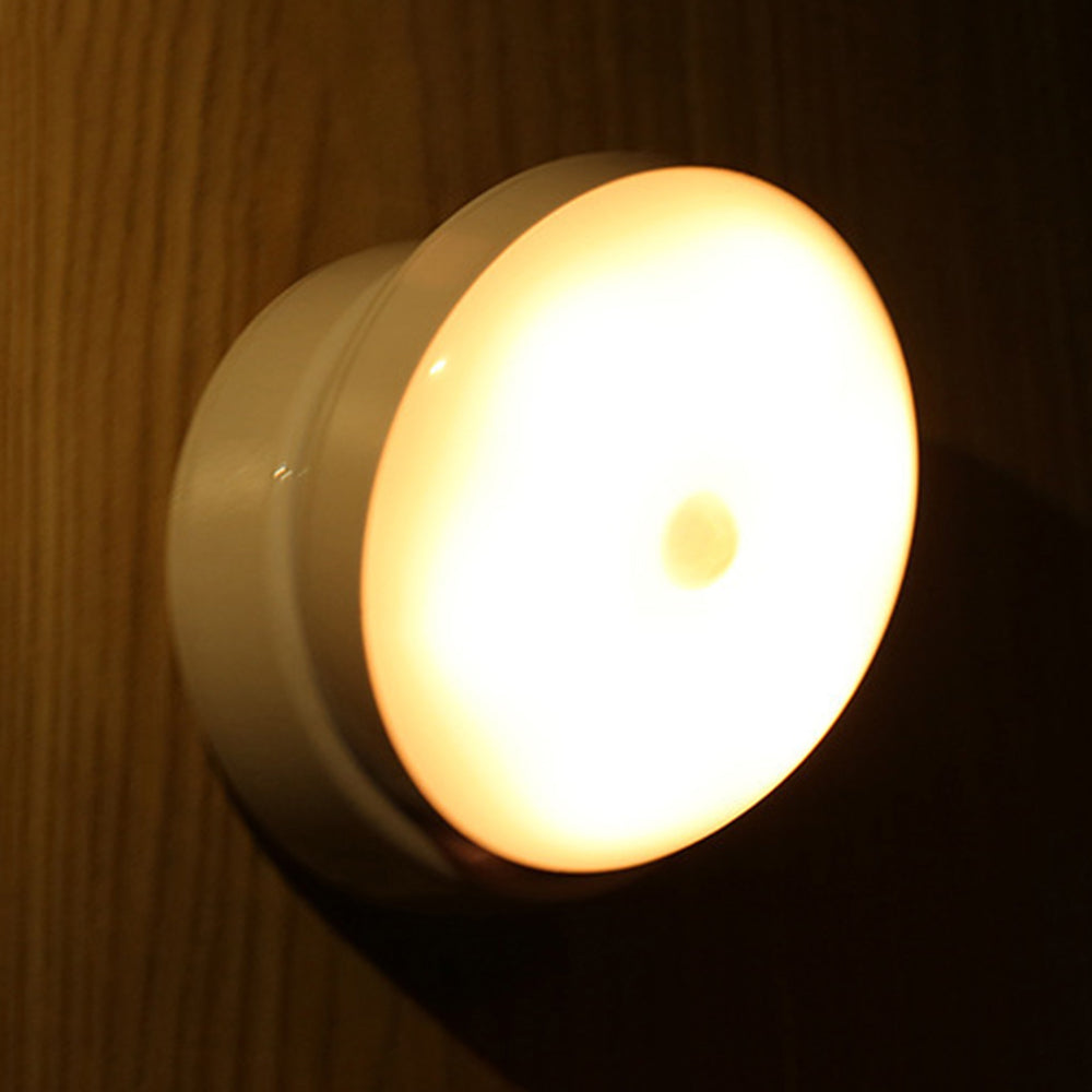 Smart LED Bevægelseslampe – Indendørs Sikkerhed & Komfort Væglamper Tech Butik Varmt lys D8*H9cm