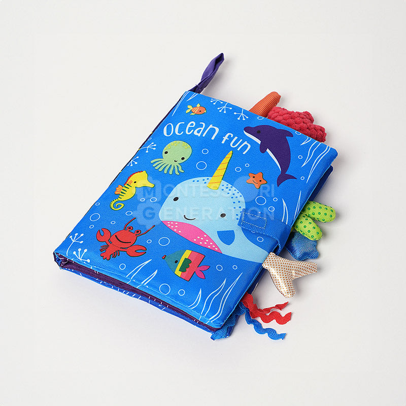 Blød Sansebørnebog – Tidligt Læringstøj til Spædbørn Bløde bøger Tech Butik Ocean