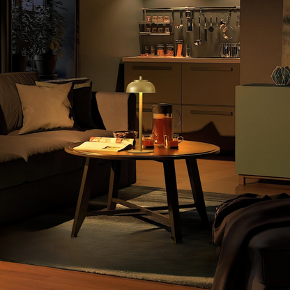 Trådløs bordlampe med berøringsstyring hurtig opladning og elegant stemningslys Lamper Tech Butik